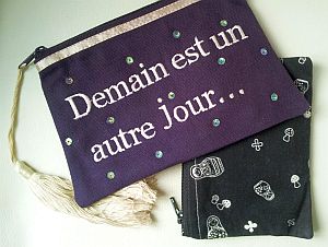 Petites pochettes à zip