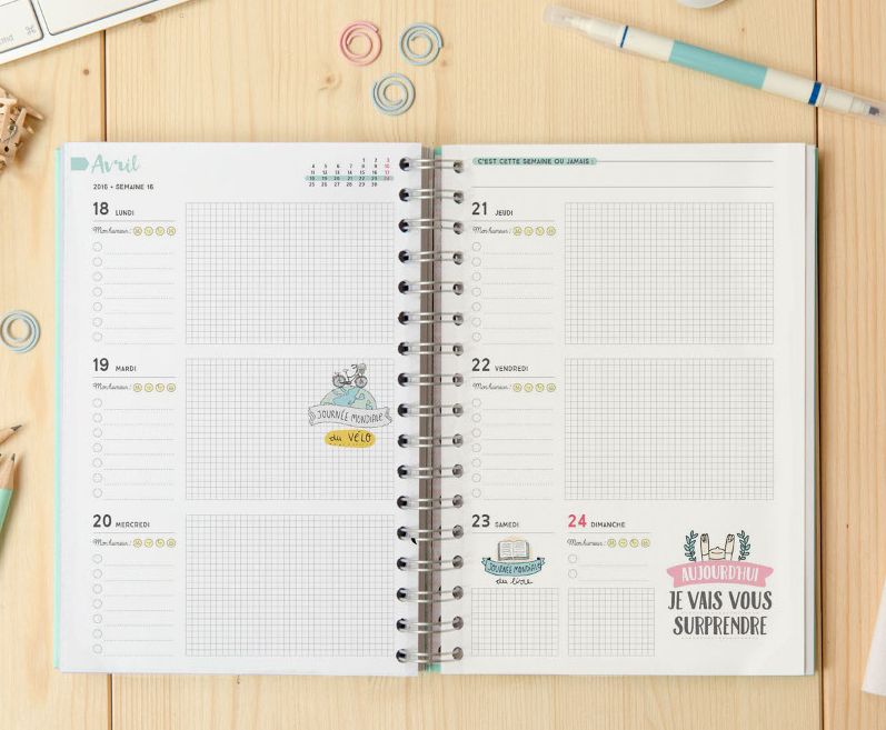 Agenda hebdomadaire Mr wonderful